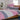 Elegante Beat 7067-1 Pink Pop Halbleinen Bettwäschegarnitur