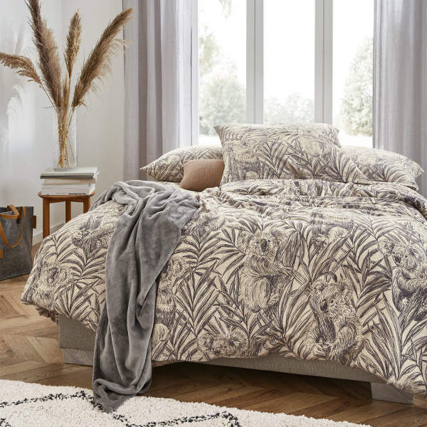 Irisette Alpaka 8467-11 Edel-Flanell 155 x 220 cm Grau