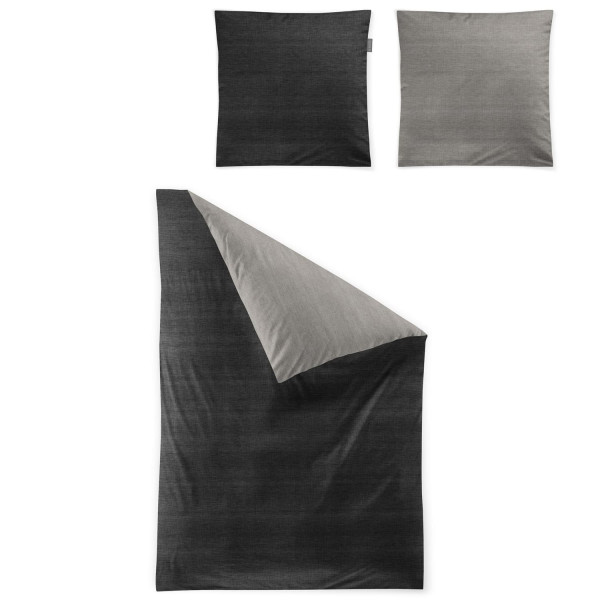 Irisette Wave-HK 8557-11 Mako-Satin 135 x 200cm Grau