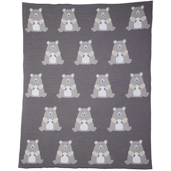 Covers & Co Plaid Counting Stars Grey 80x100