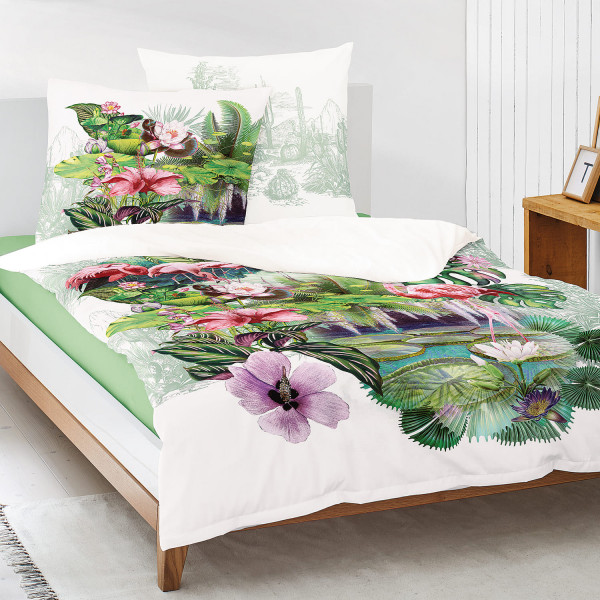 Irisette Juwel-K 8894-90 Mako-Satin 155 x 220 cm Tropic